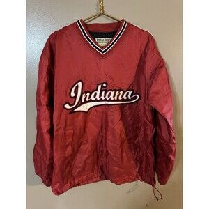 Men's Indiana Hoosiers Red Insulated Windbreaker Steve & Barry's Outfitters Med